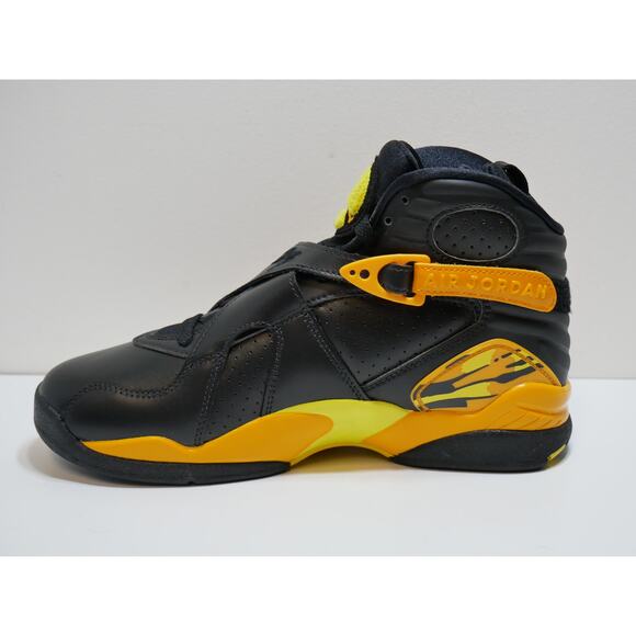 NEW NIKE AIR JORDAN 8 RETRO TAXI BLACK YELLOW CI1236 007 WOMENS SIZE - 8 - Picture 7 of 16